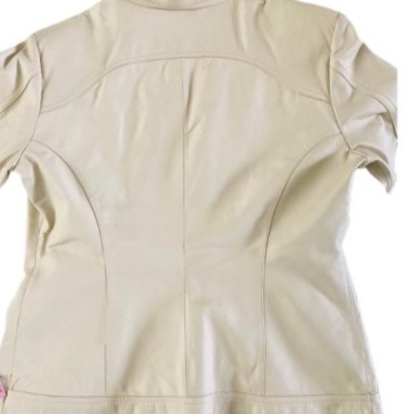 Women's Genuine Leather Jacket - Picture 2 of 2